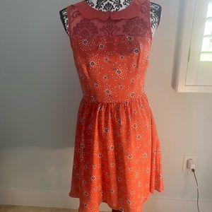 Dress coral Lauren Conrad size medium
